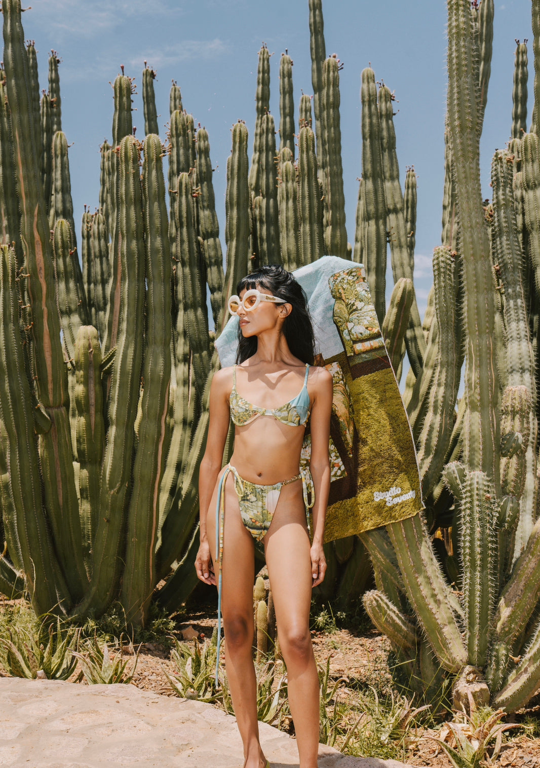 'Garden Room' Vintage Cut Bikini Set