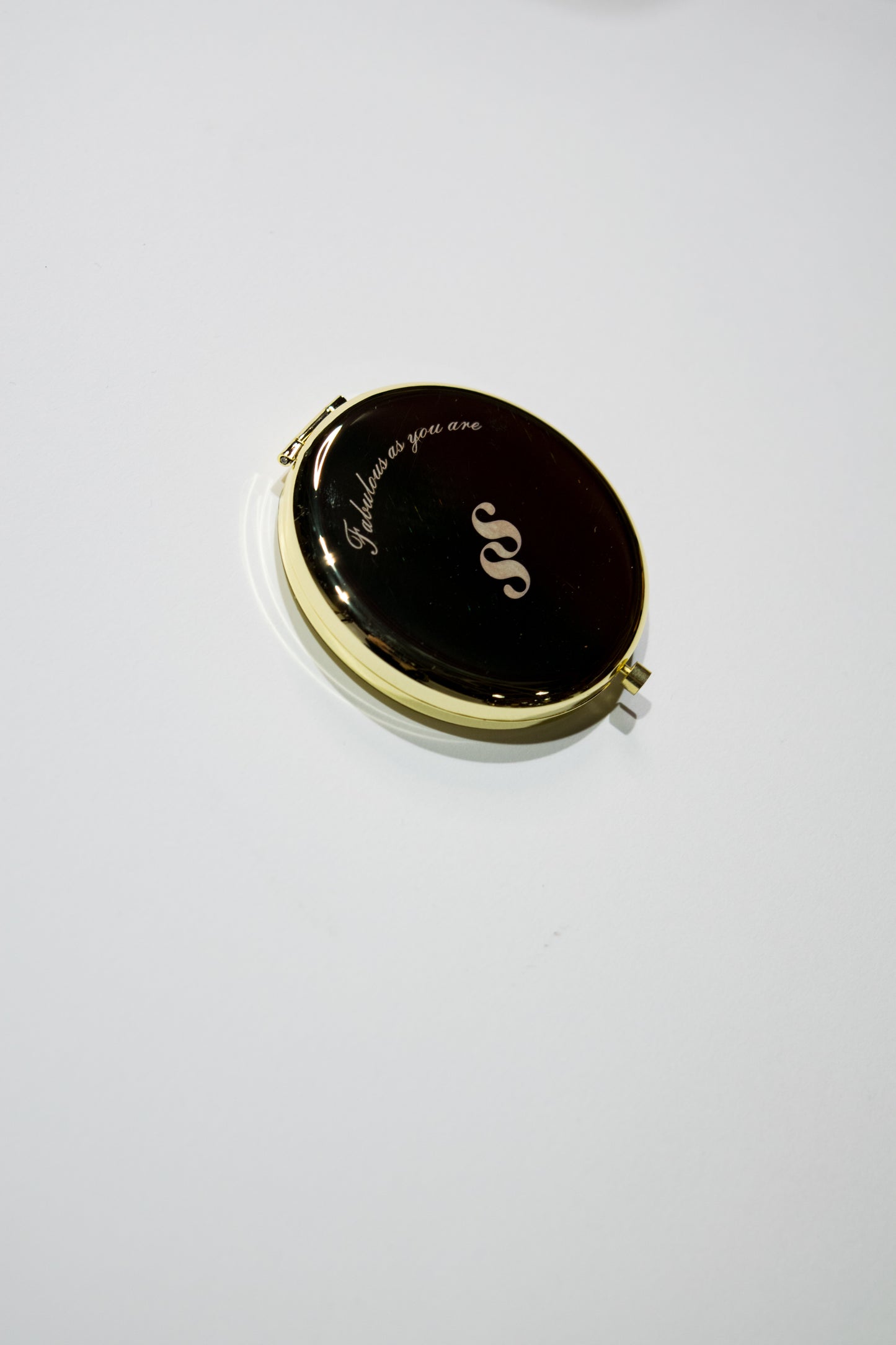 ‘Fabulous As You Are’ Gold Compact Mirror