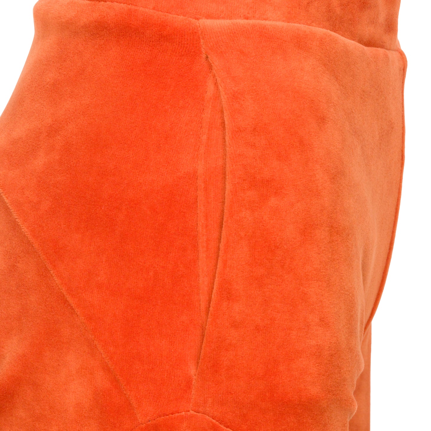 Contour Velour Tracksuit Bottoms - Orange