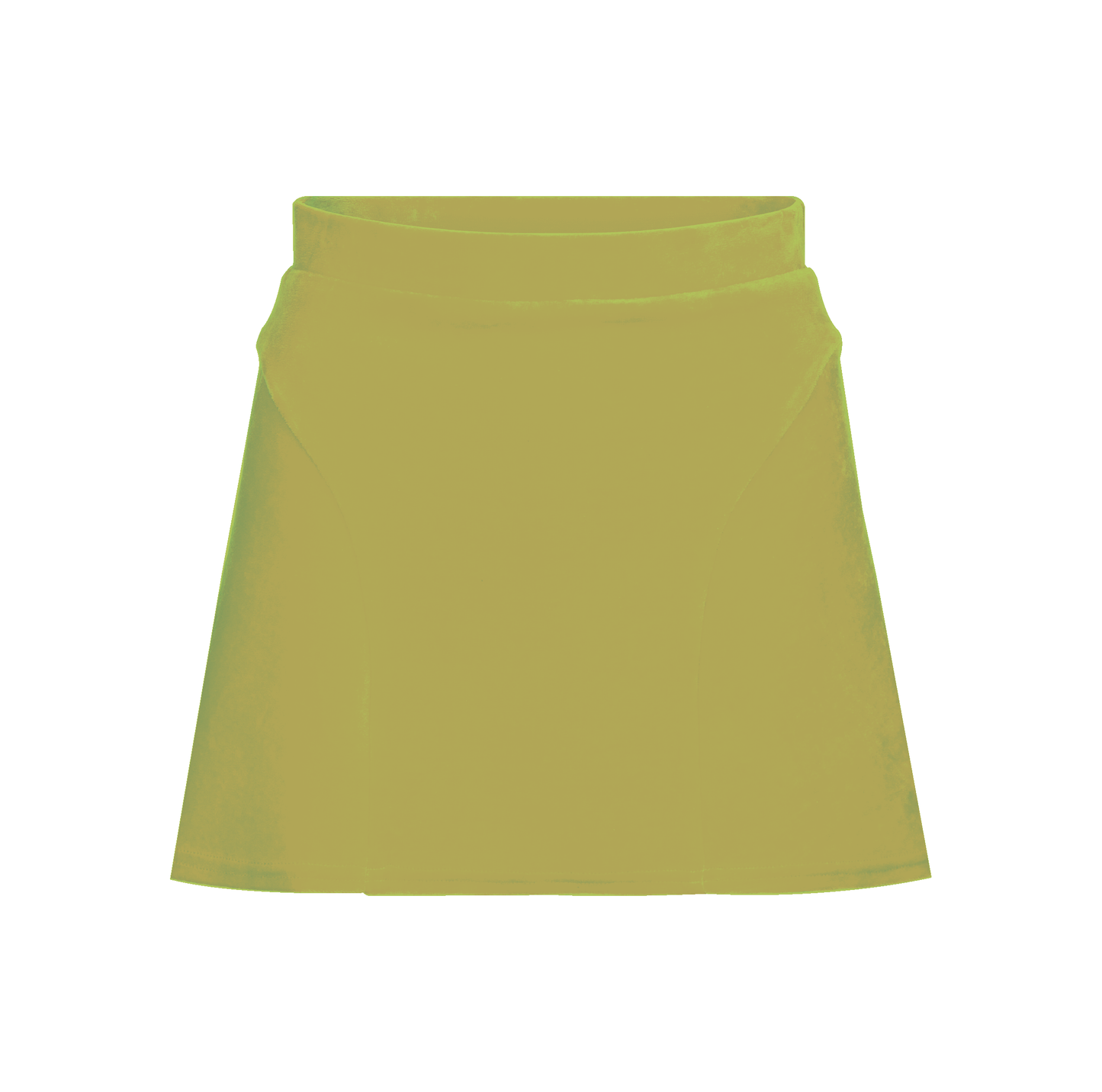 Contour Velour Skirt - Pistachio