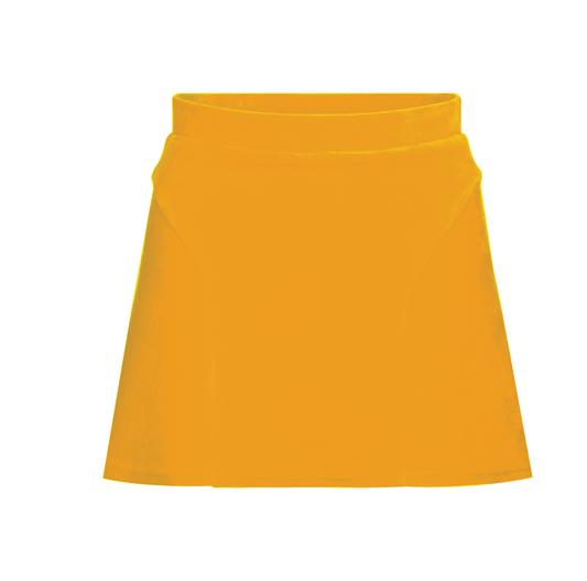 Contour Velour Skirt - Sunshine Yellow