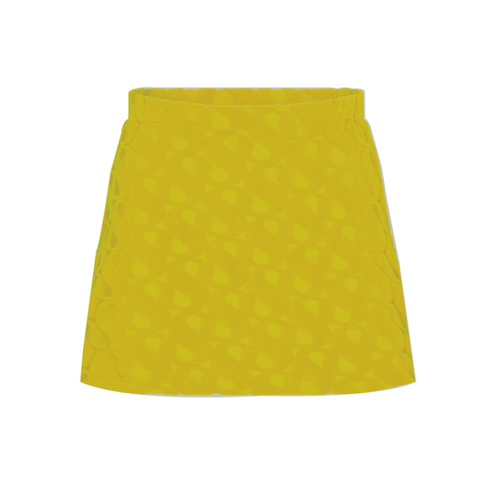 Chartreuse 'SS' Monogram Towel Skirt