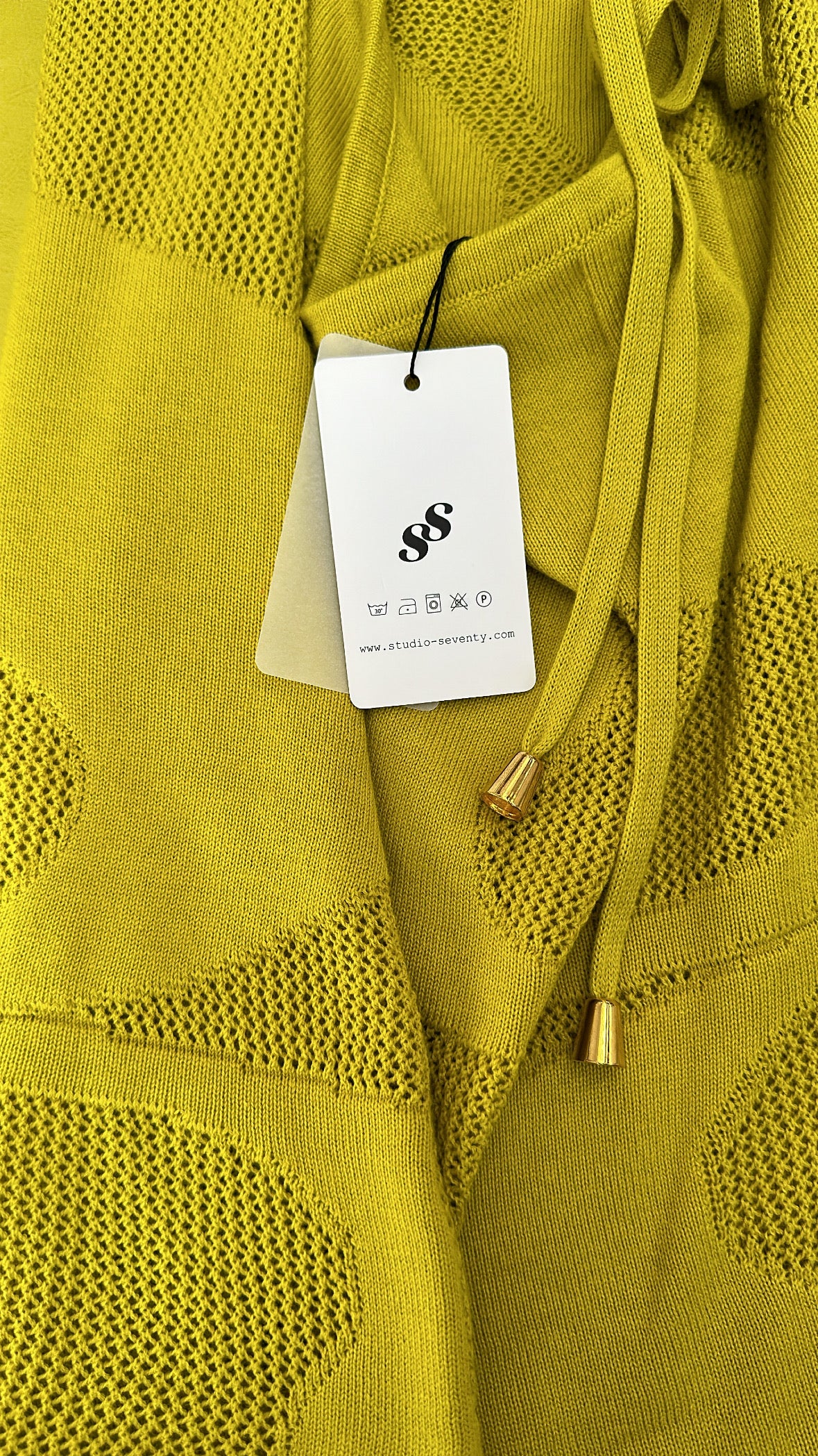 SS Knit DreSS - Chartreuse