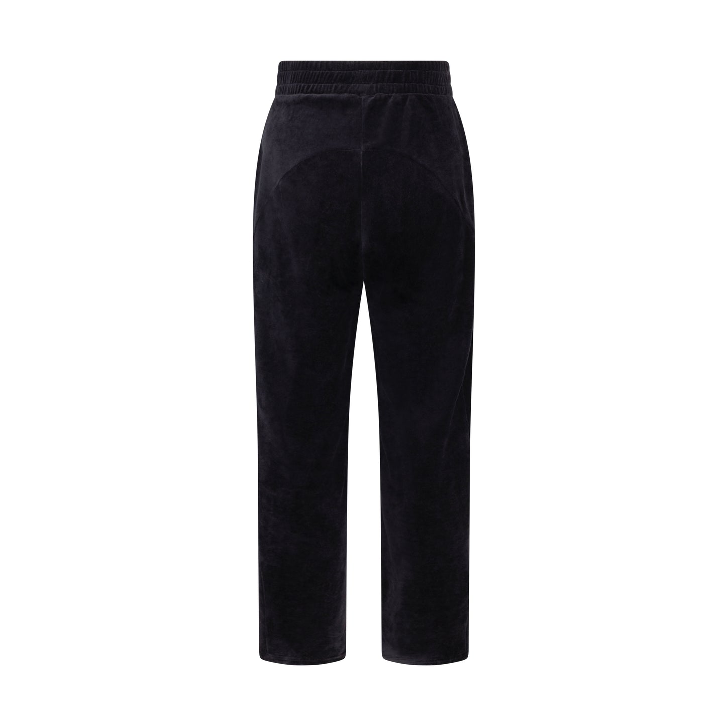 Mens Velour Tracksuit Bottoms - BLACK