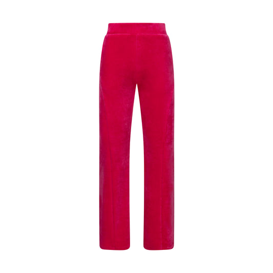 Contour Velour Tracksuit Bottoms - Fuchsia