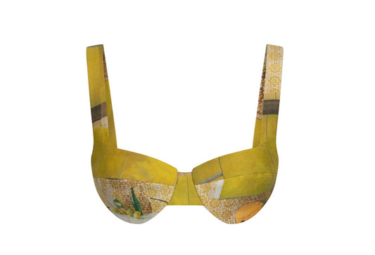 Chartreuse Kitchen Bra Top