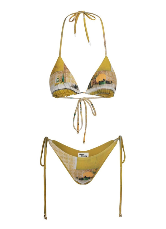 Chartreuse Kitchen Bikini