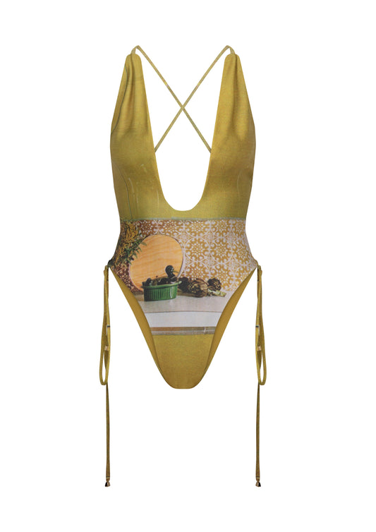 Chartreuse Kitchen 'Formentera' Swimsuit