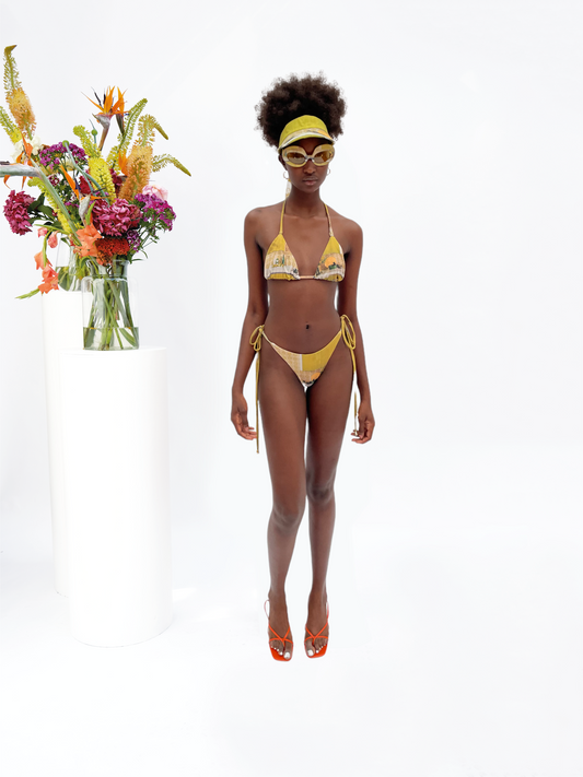 Chartreuse Kitchen Bikini